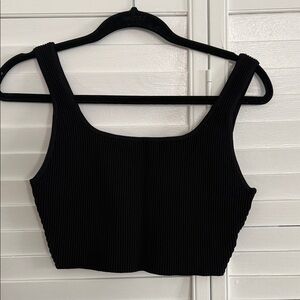 Wilfred sculpt knit crop top size medium